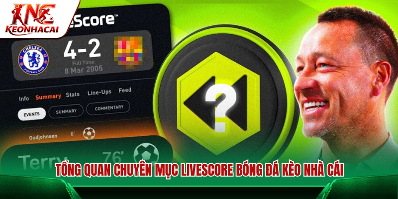 Giới thiệu tính năng Livescore từ Kèo Nhà Cái